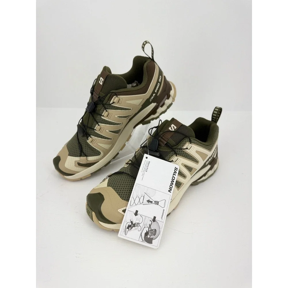 XA Pro 3D V9 Men Size 8 Trail Running Shoe Deep Lichen Green New in Box